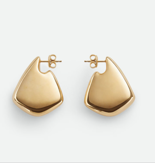 The Golden Echo Earrings – Bold Geometry, Soft Power