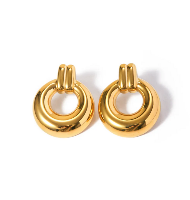 Power Loop Earrings – Bold, Rounded, Unapologetically You