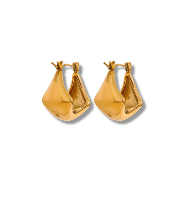 Luxe Hoop Earrings (Gold)