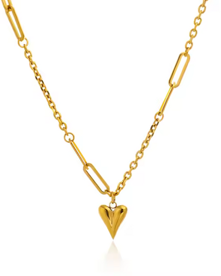The Bold Heart Chain Necklace