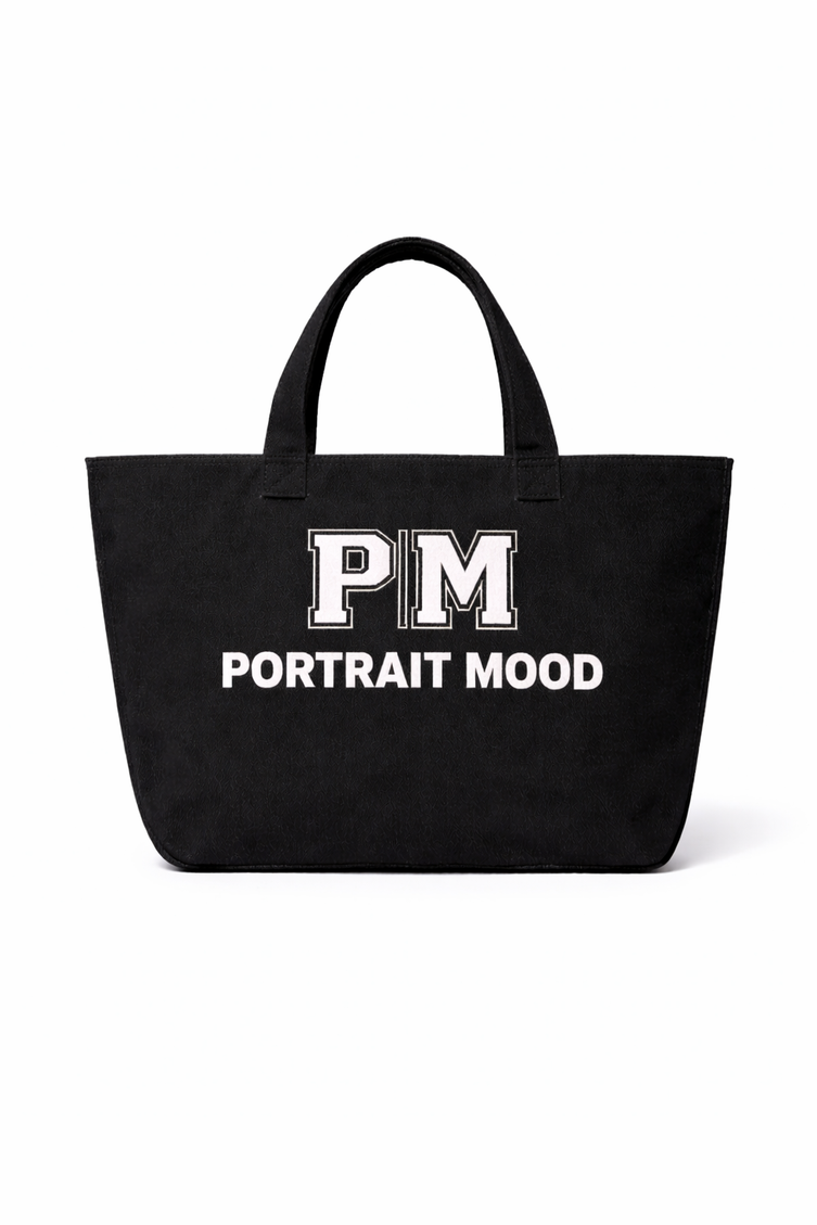 The PM Varsity Portrait Tote