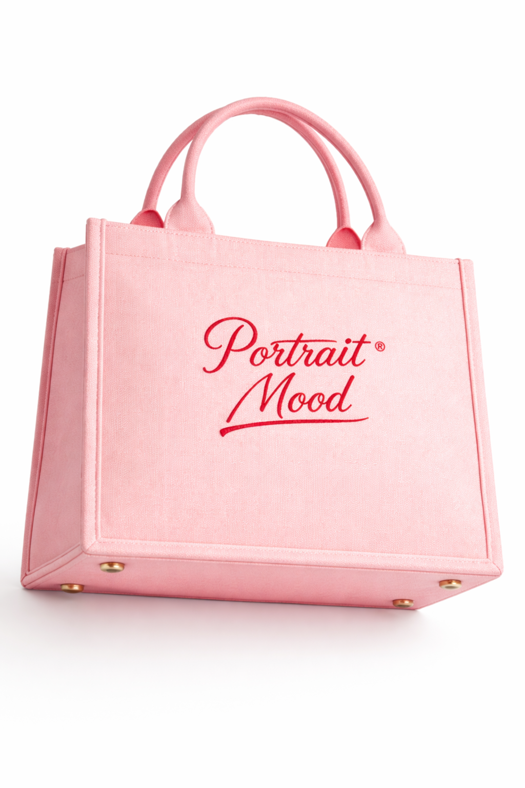 THE ÉGÉRIE No. 2 — CANVAS GRAND TOTE (BLUSH PINK — R EDITION)