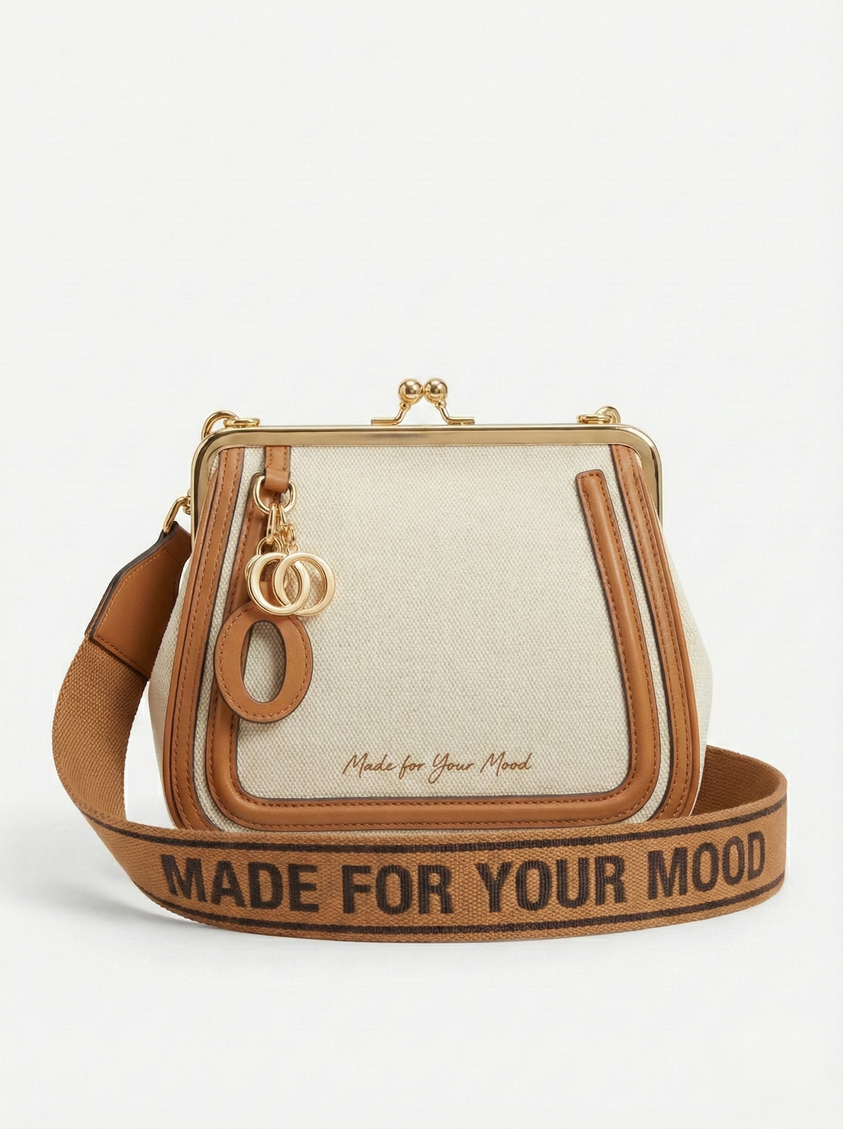 The P|M Heirloom Frame Satchel - Sand & Cognac Edition