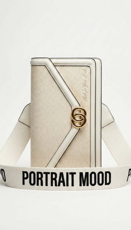 The P|M Envelope V-Flap Shoulder Bag - Sand & Bone Edition