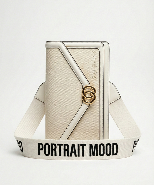 The P|M Envelope V-Flap Shoulder Bag - Sand & Bone Edition