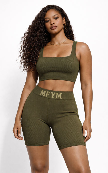 The MFYM Ribbed Sculpt Contour Short