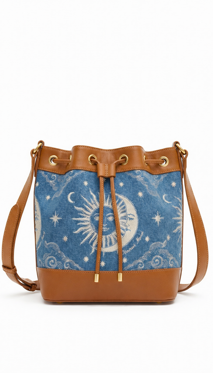 The P|M Equinox Denim Bucket - Cognac Edition