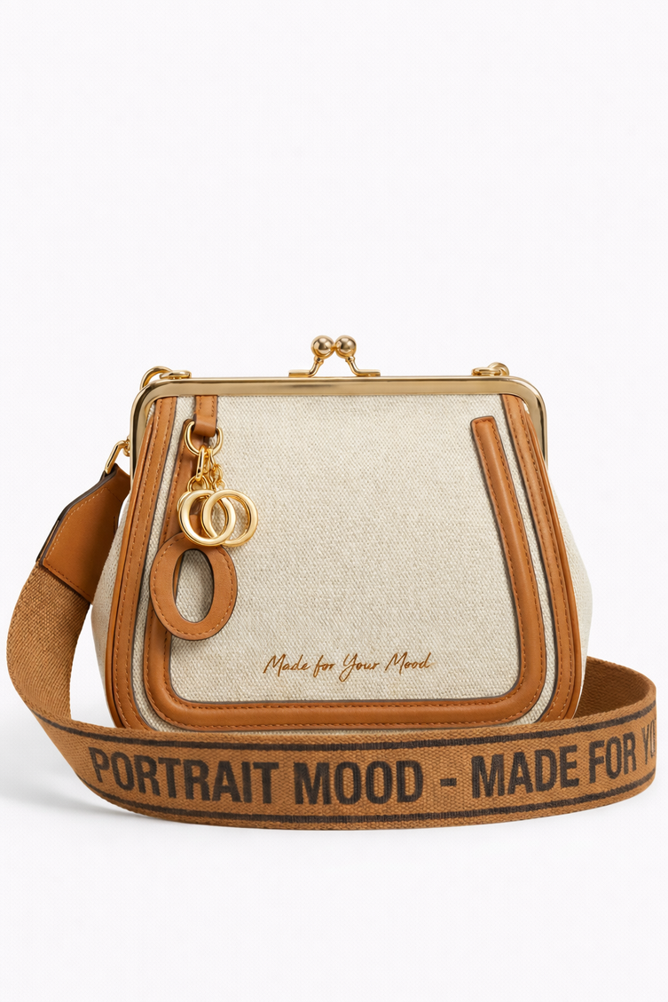The P|M Heirloom Frame Satchel - Sand & Cognac Edition