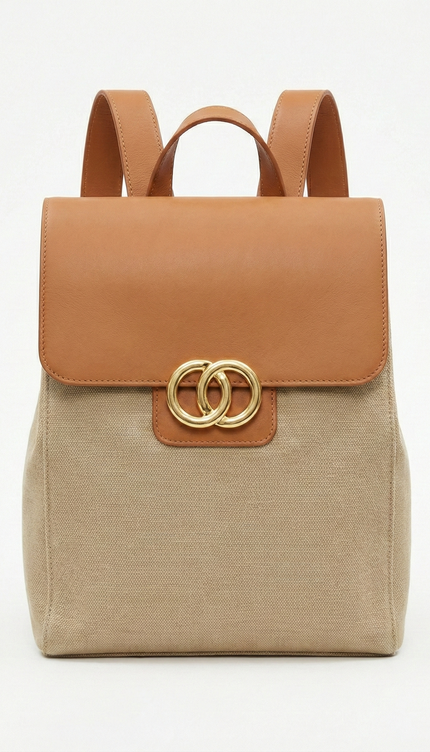 The P|M Journey City Backpack - Sand & Cognac Edition