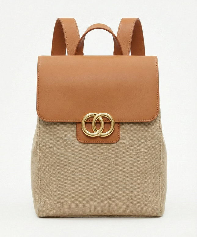 The P|M Journey City Backpack - Sand & Cognac Edition