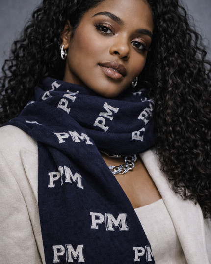 The P|M Monogram Essential Scarf - Midnight Edition