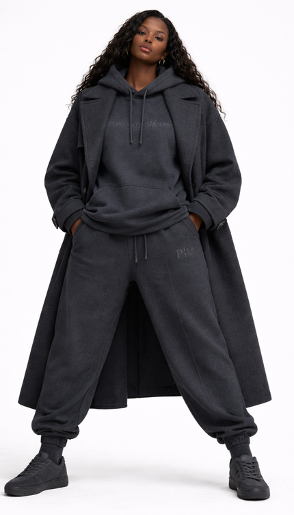 The P|M Archive Monogram Jogger - Charcoal Edition