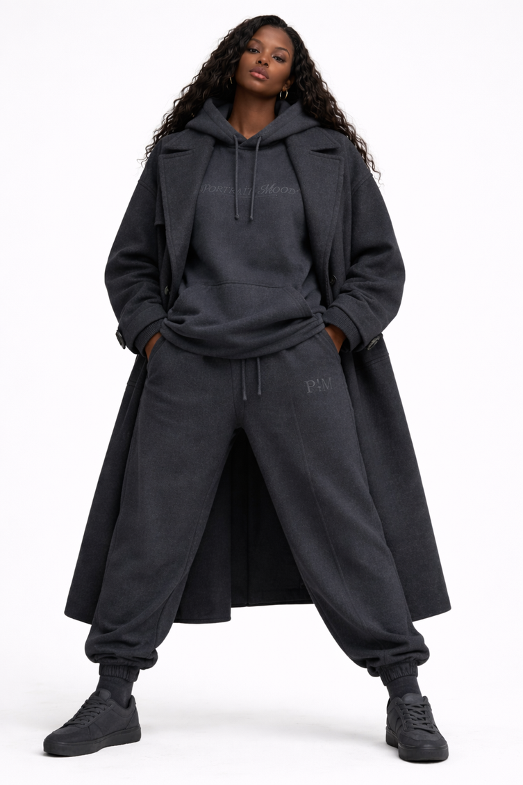 The P|M Archive Monogram Jogger - Charcoal Edition