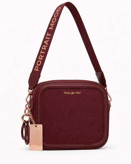 The P|M Focus Camera Bag - Burgundy & Rose Edition