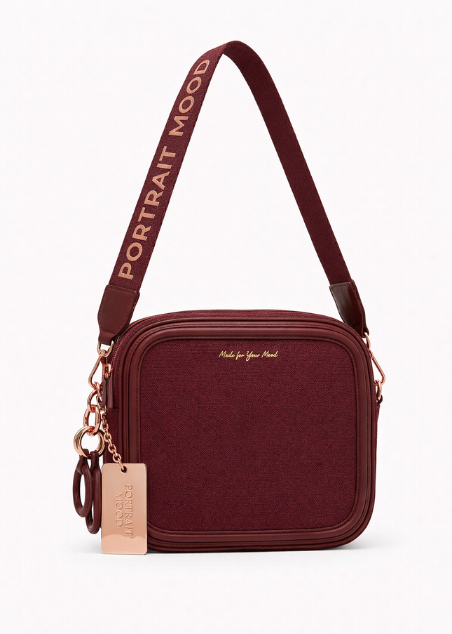 The P|M Focus Camera Bag - Burgundy & Rose Edition