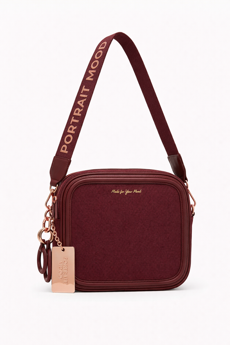The P|M Focus Camera Bag - Burgundy & Rose Edition