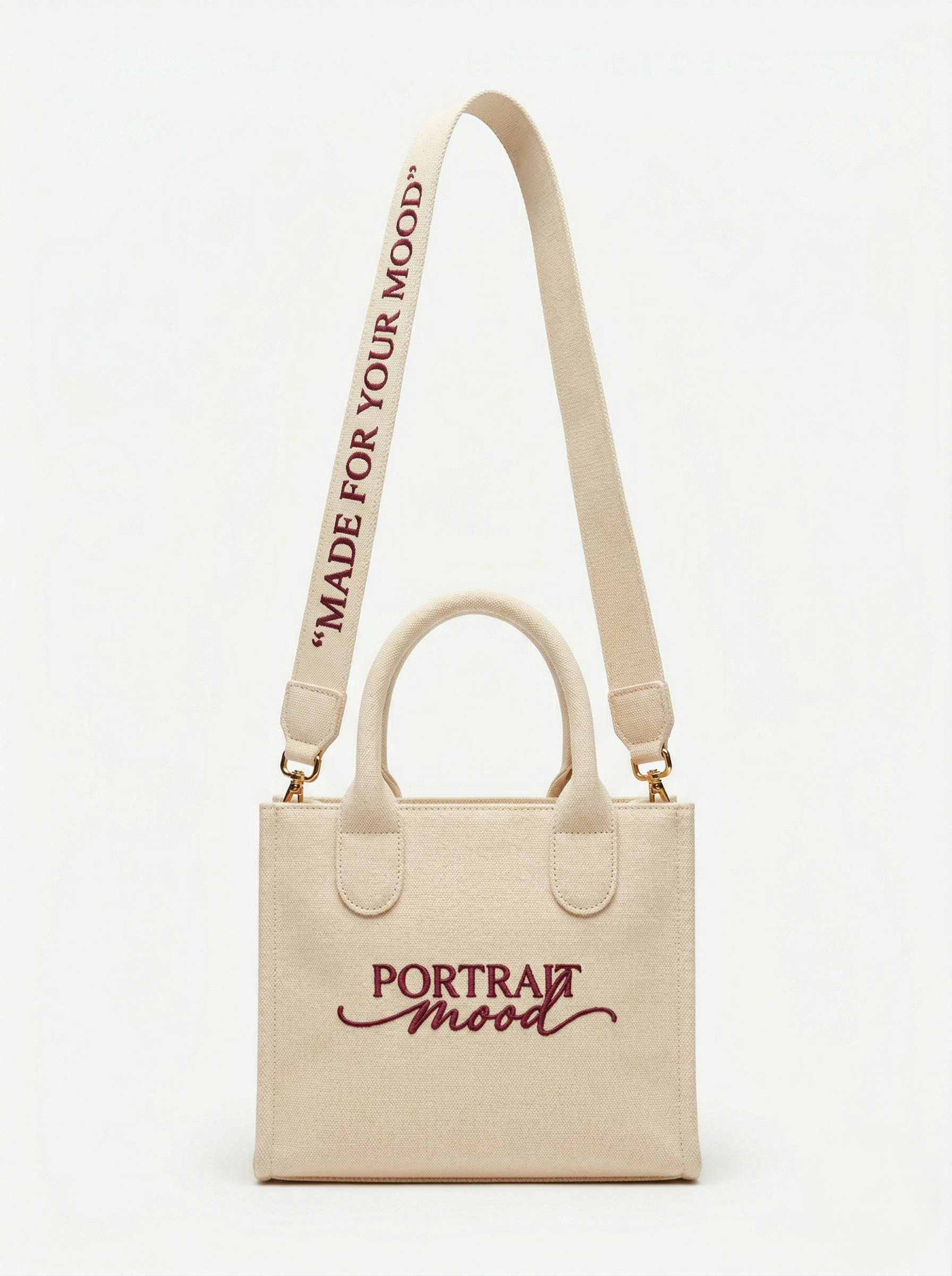 THE ÉGÉRIE No. 2 — CANVAS MINI ICON (IVORY / ECRU)