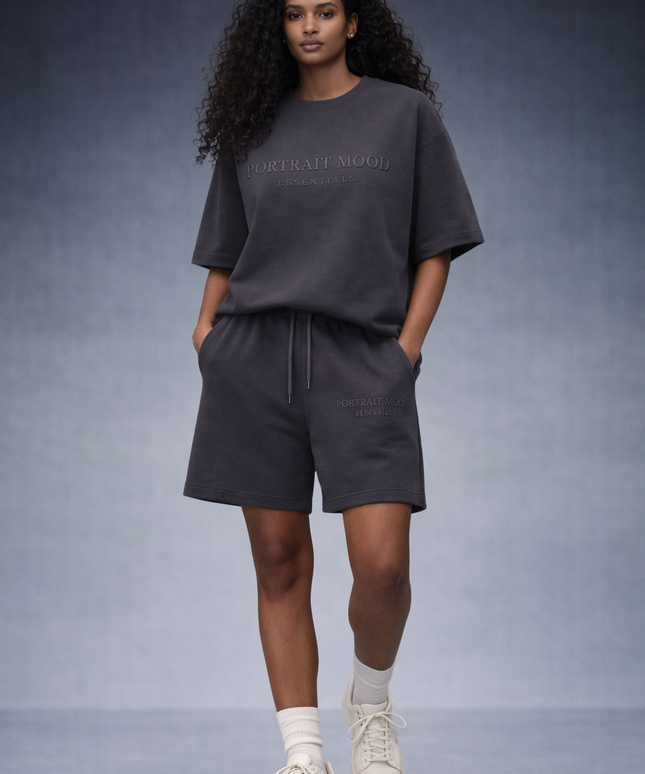 The PM Tonal Portrait Fleece Short