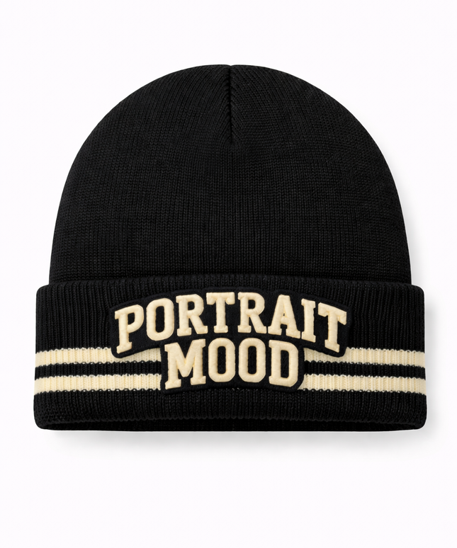 The Portrait Mood Varsity Beanie