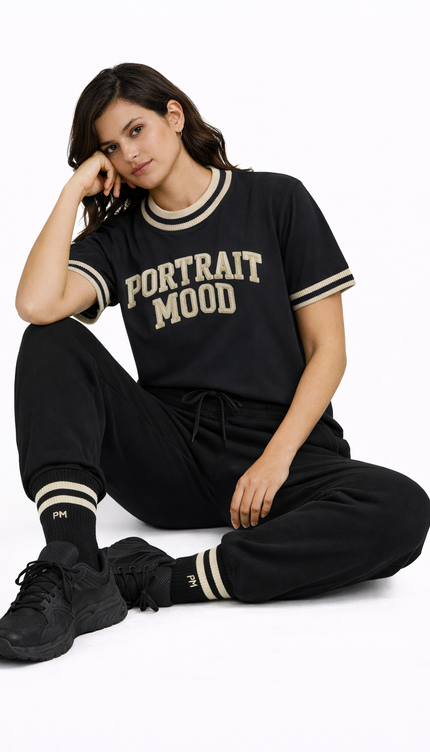 The PM Noir Heritage Varsity Jogger
