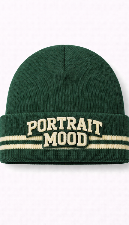 The Portrait Mood Varsity Beanie