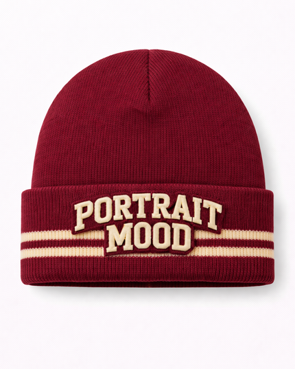 The Portrait Mood Varsity Beanie