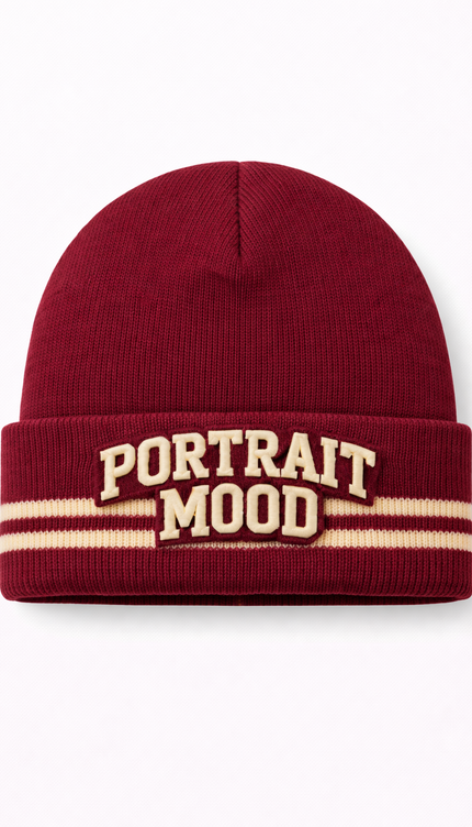 The Portrait Mood Varsity Beanie