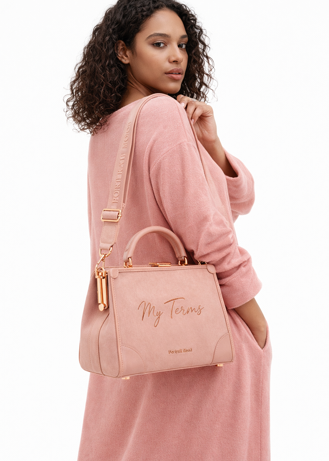The P|M Aura Frame Top Handle - Dusty Rose My Terms Edition