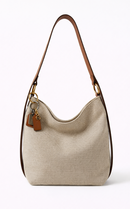 The P|M Nomad Signature Strap Hobo - Sand & Cognac Edition