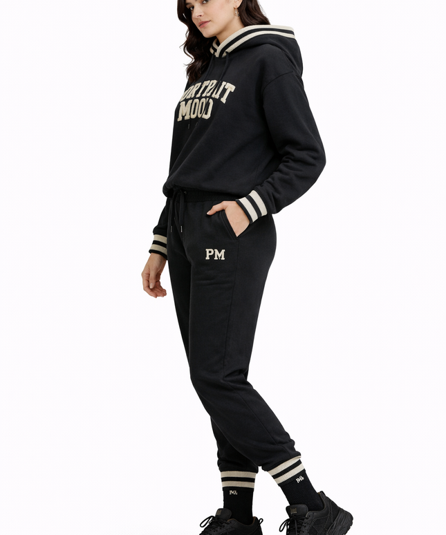 The Portrait Mood Noir Varsity Hoodie