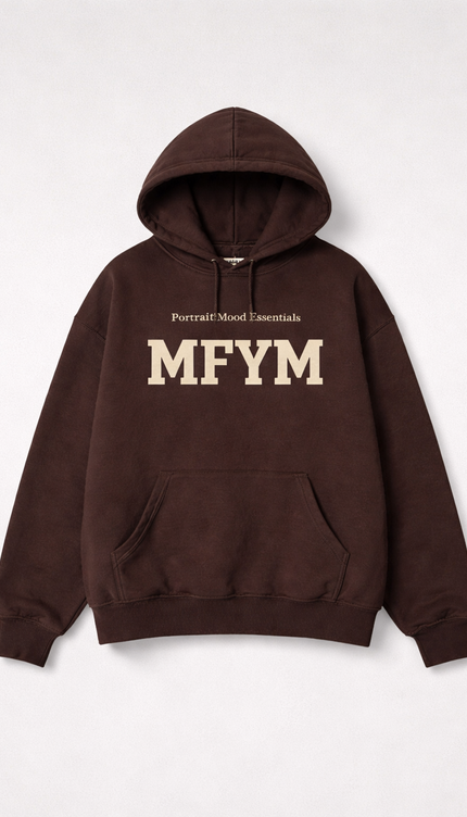 The MFYM Espresso Portrait Hoodie