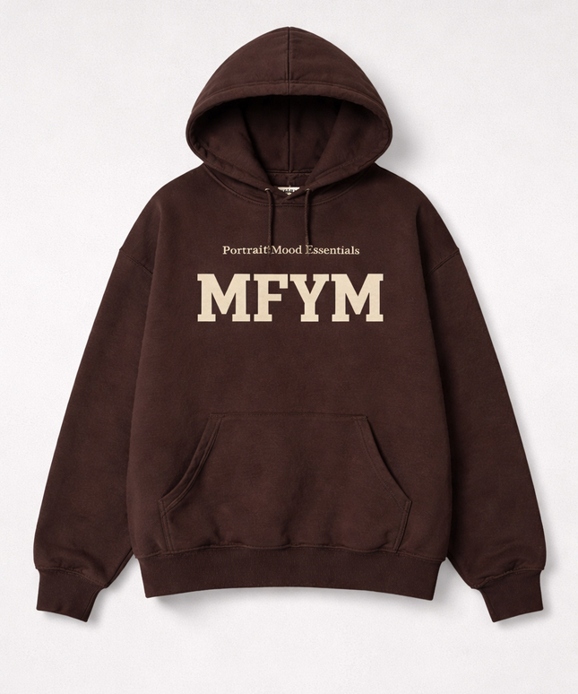 The MFYM Espresso Portrait Hoodie