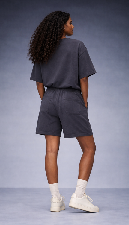 The PM Tonal Portrait Fleece Short