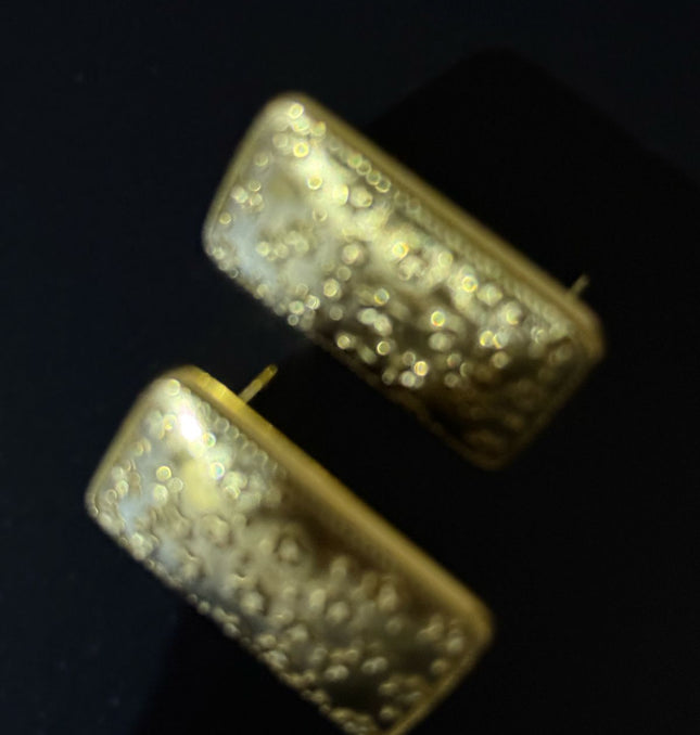Celestial Dreams Earrings – A Gorgeous Luminous Starry Statement In Gold