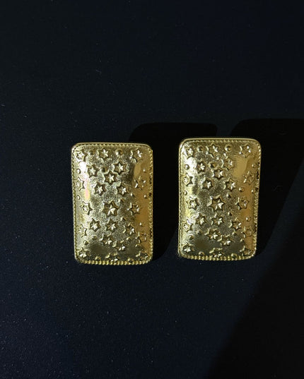 Celestial Dreams Earrings – A Gorgeous Luminous Starry Statement In Gold