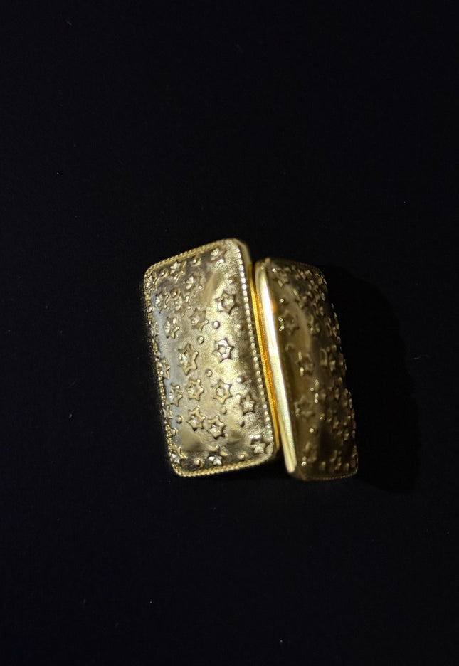 Celestial Dreams Earrings – A Gorgeous Luminous Starry Statement In Gold