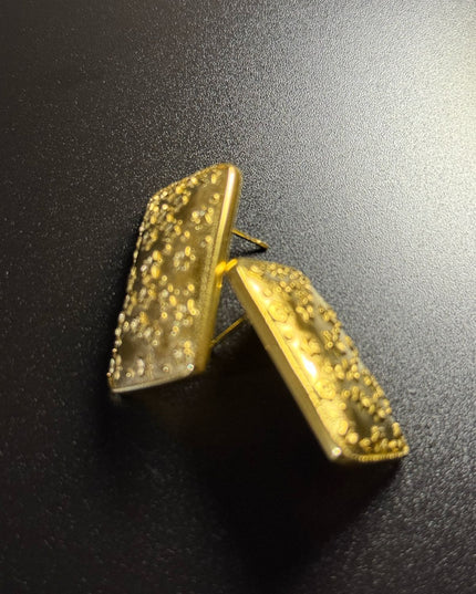 Celestial Dreams Earrings – A Gorgeous Luminous Starry Statement In Gold