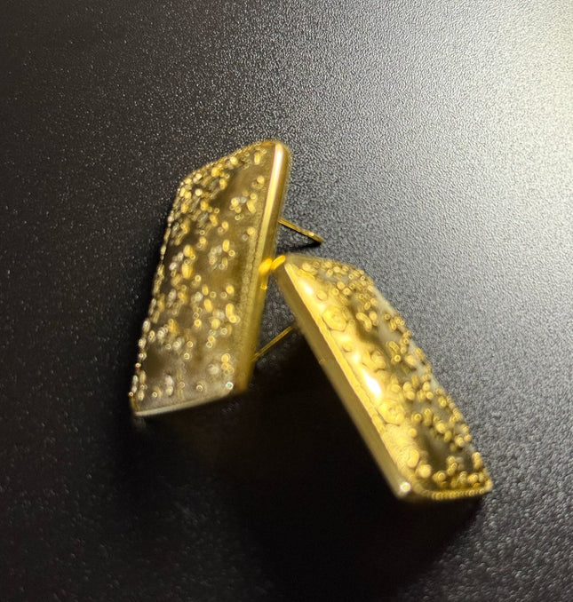 Celestial Dreams Earrings – A Gorgeous Luminous Starry Statement In Gold