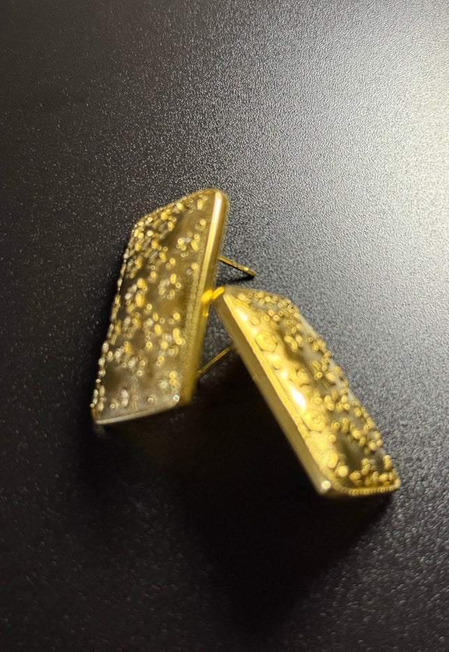 Celestial Dreams Earrings – A Gorgeous Luminous Starry Statement In Gold