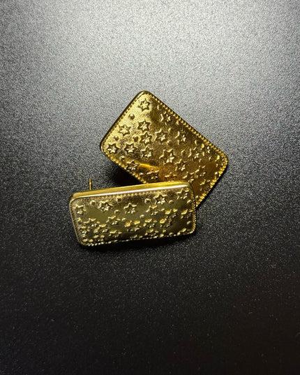 Celestial Dreams Earrings – A Gorgeous Luminous Starry Statement In Gold