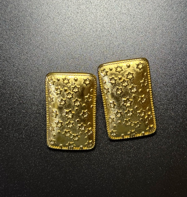 Celestial Dreams Earrings – A Gorgeous Luminous Starry Statement In Gold