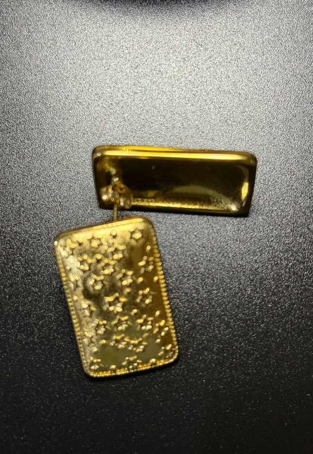Celestial Dreams Earrings – A Gorgeous Luminous Starry Statement In Gold