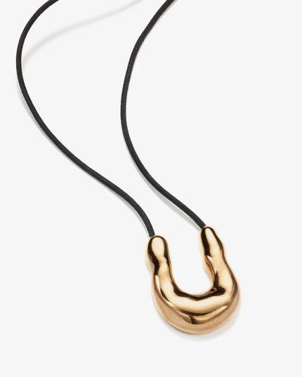 CELESTIAL EMBRACE PENDANT - NECKLACE In Solid Non-Tarnish Stainless Steel With 18K Gold-Plate