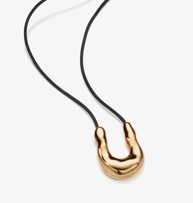 CELESTIAL EMBRACE PENDANT - NECKLACE In Solid Non-Tarnish Stainless Steel With 18K Gold-Plate