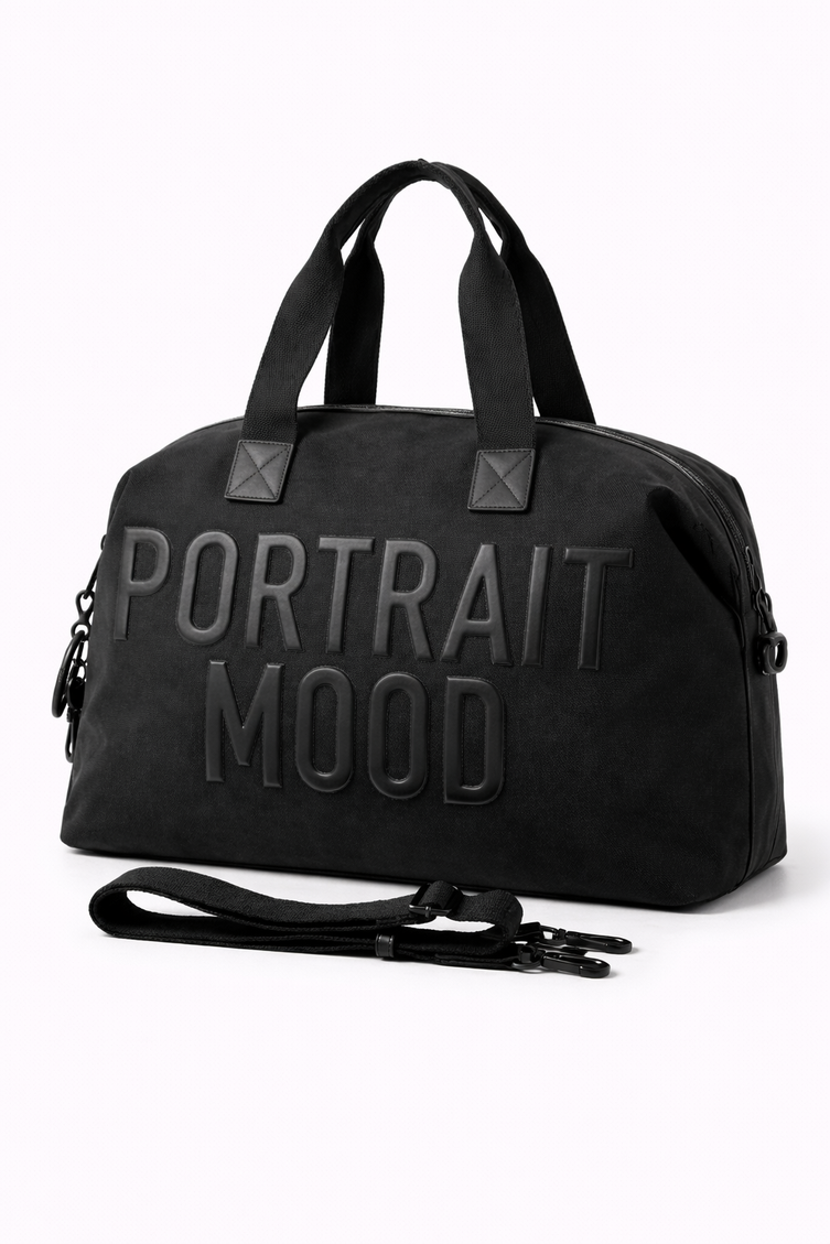 The P|M Blackout Embossed Weekender - Noir Edition