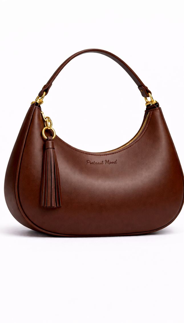 P|M GROUNDED MOOD Hobo - Cognac Leather Edition