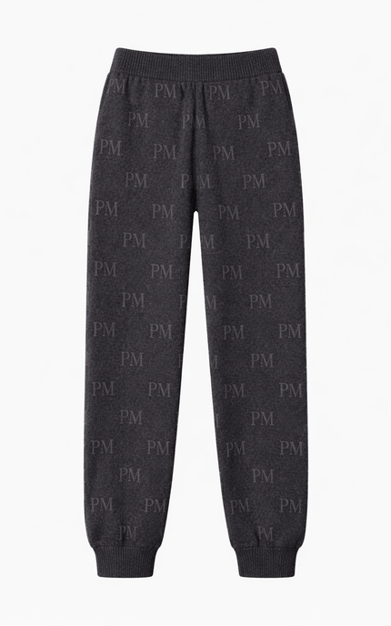 The PM Monogram Jacquard Knit Jogger