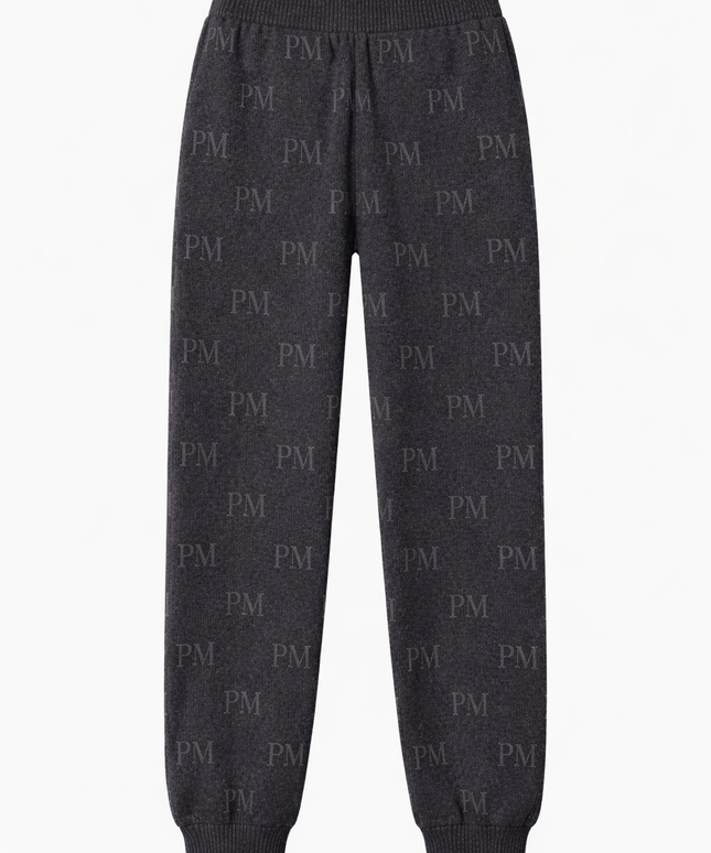 The PM Monogram Jacquard Knit Jogger