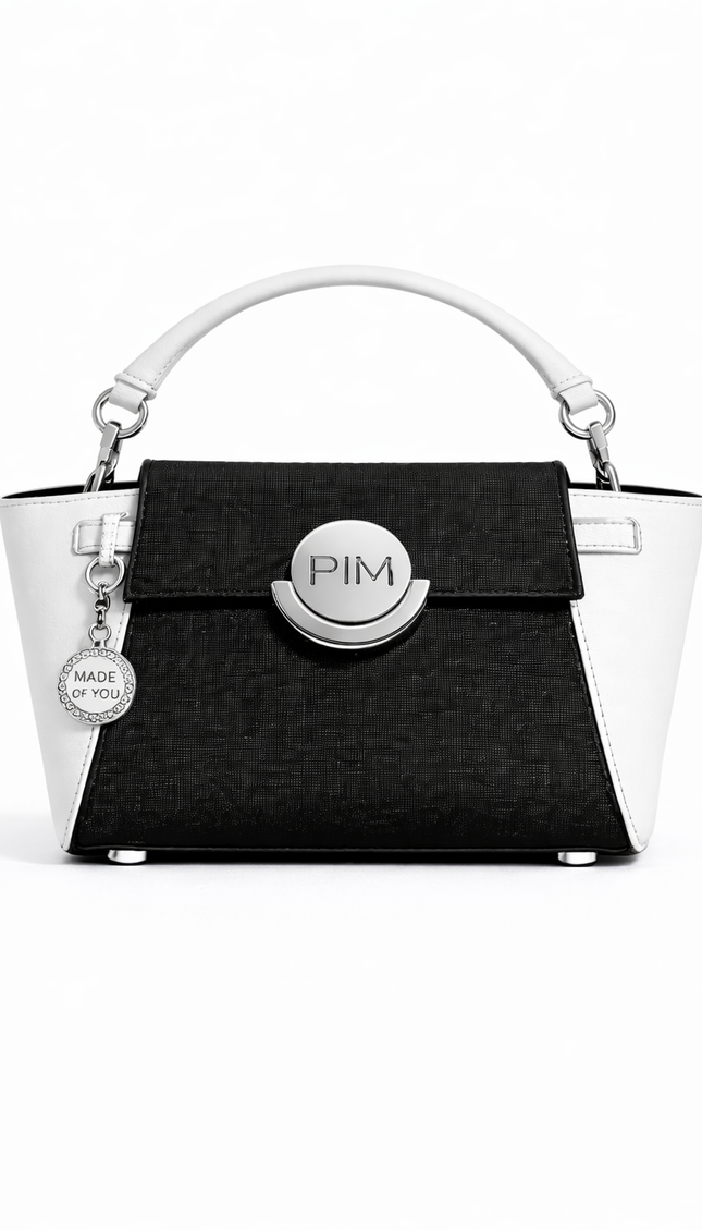 P|M ALLURE Top Handle - Noir & Optic White Chrome Edition