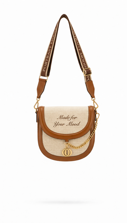 The P|M Journey Chain Saddle Bag - Sand & Cognac Edition